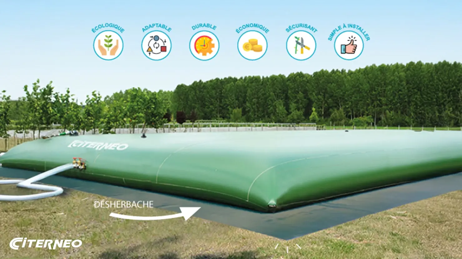 Une innovation CITERNEO : le DESHERBACHE