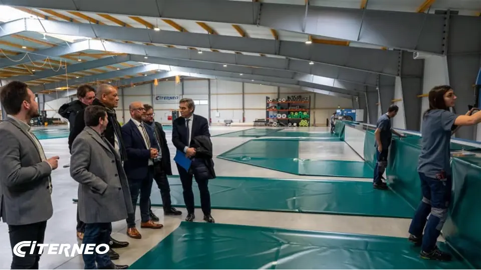 Visite du député Daniel Labaronne, lors de l'inauguration de la nouvelle usine CITERNEO en 2023