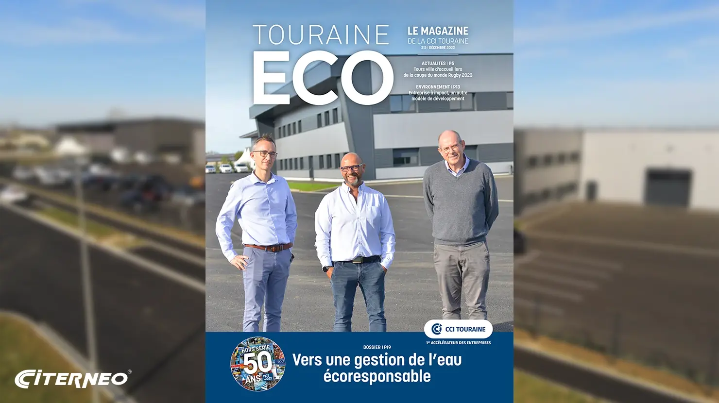 CITERNEO figure dans le magazine "TOURAINE ECO"