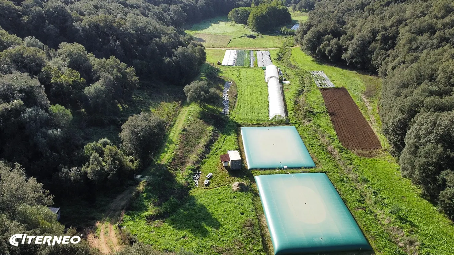 Citerne souple CITERNEO pour stockage d’eau agricole et irrigation des cultures en Corse