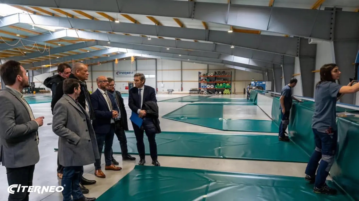 Visite du député Daniel Labaronne, lors de l'inauguration de la nouvelle usine CITERNEO en 2023