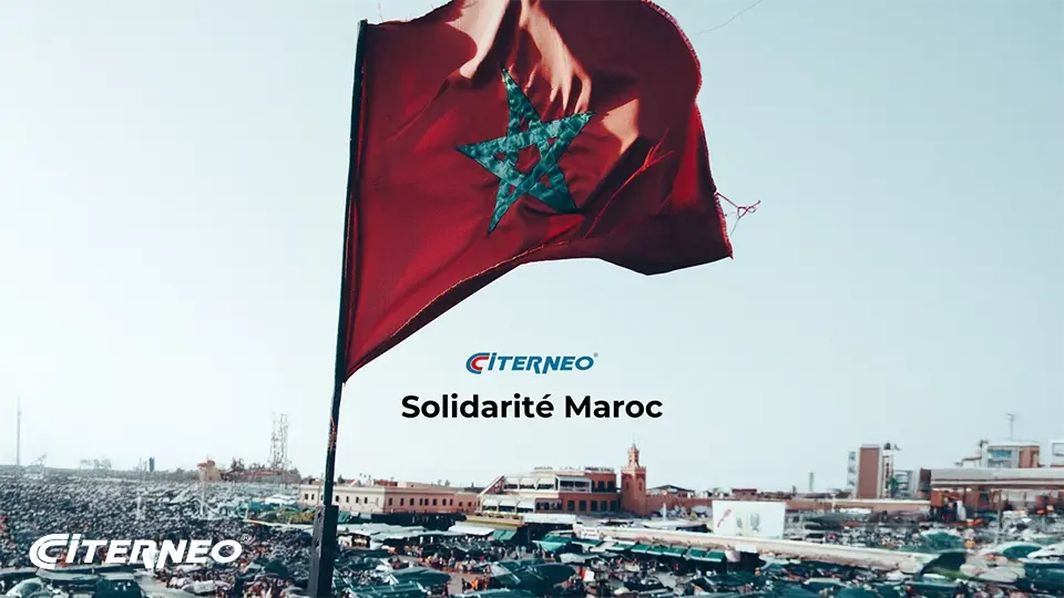 CITERNEO soutient le Maroc après une catastrophe naturelle